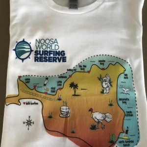 Noosa World Surfing Reserve T-Shirt - The Map Tee
